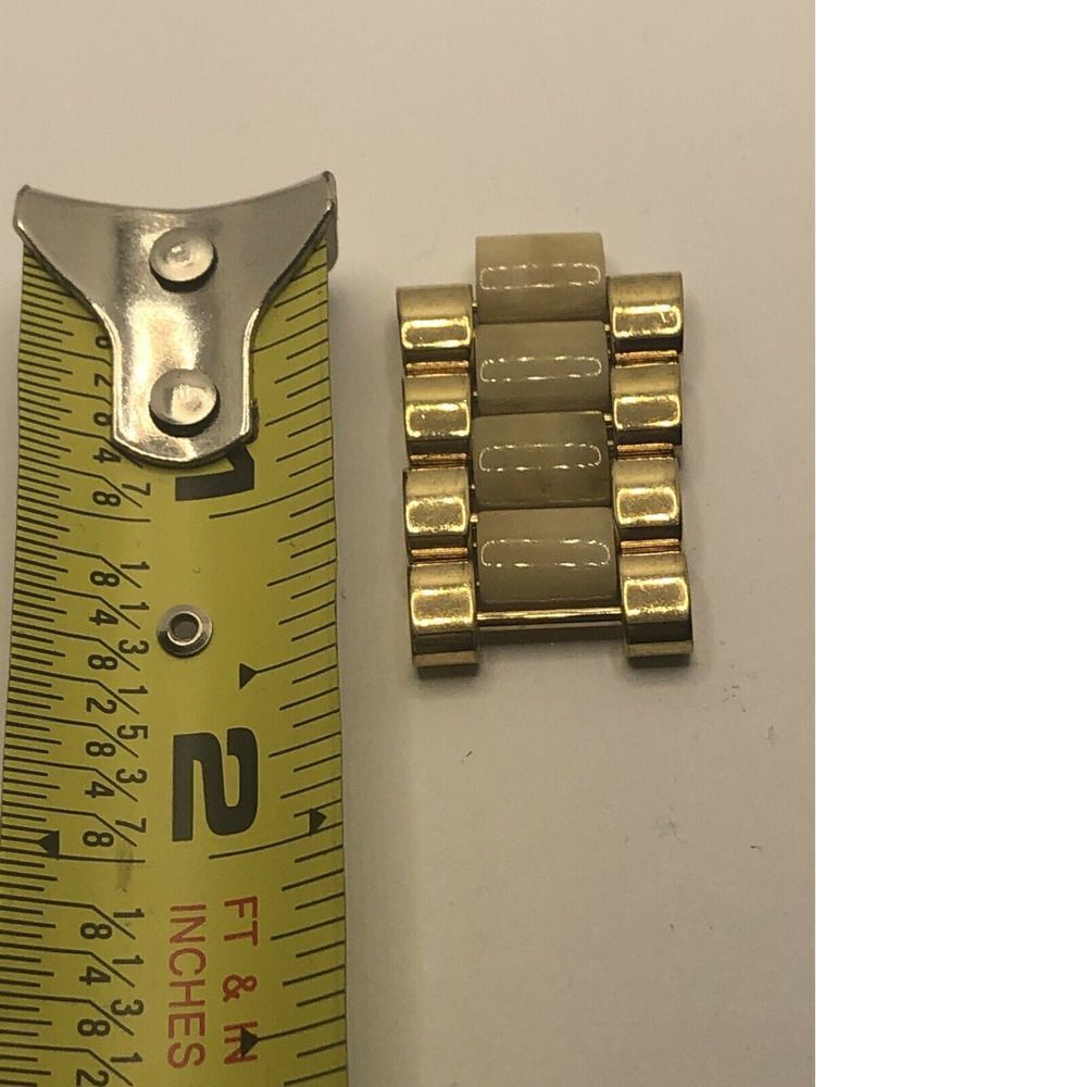 Michael Kors Watch Parts Partial Band Links Only No Clasp 20mm Gold/Tan PJ270